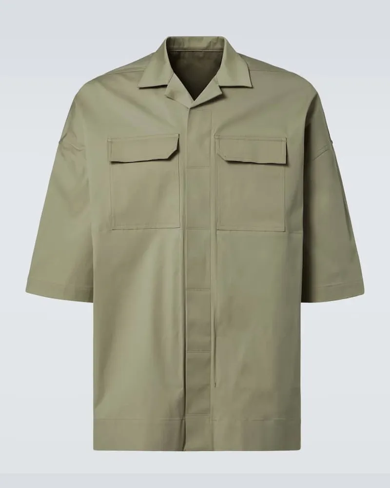 Rick Owens Camicia Magnum Tommy in popeline Neutro