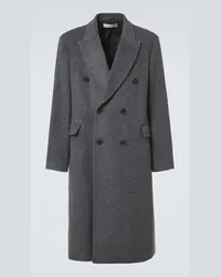 Our Legacy Cappotto Whale in misto lana e mohair Grigio