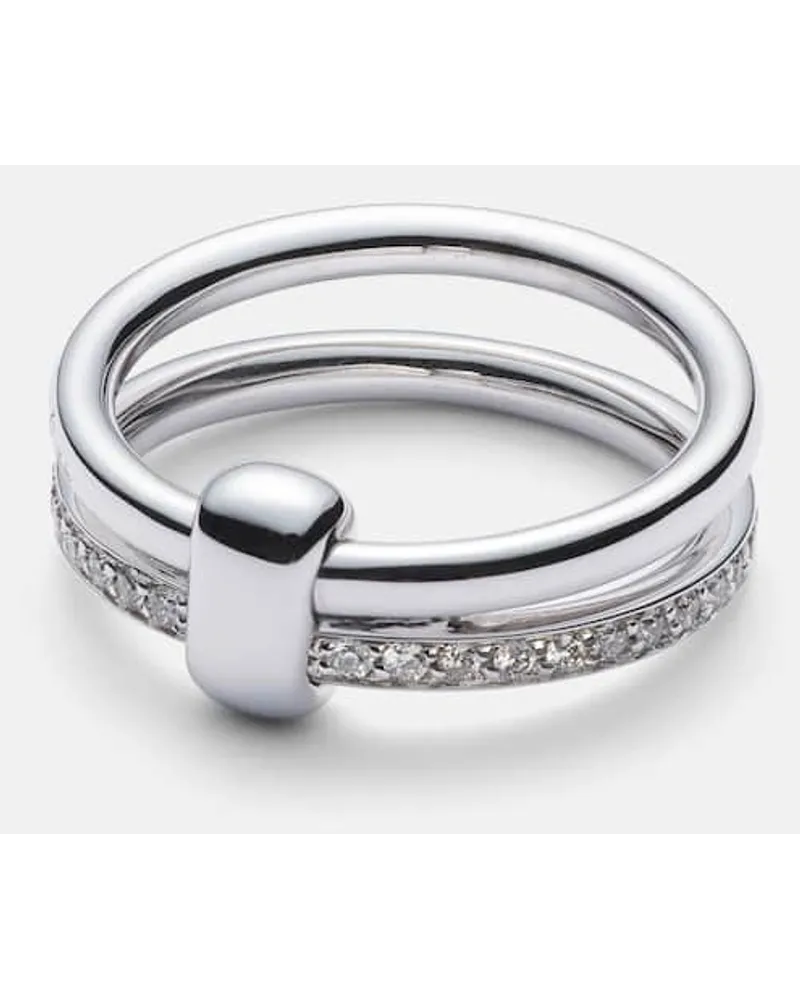 Pomellato Pomellato Together - Anello in oro bianco 18kt con diamanti Argento
