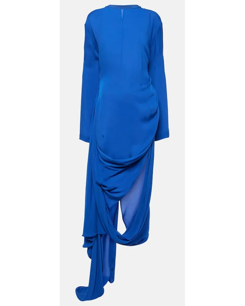 Acne Studios Abito midi asimmetrico Blu