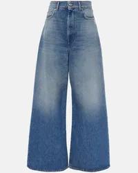 SPORTMAX Jeans a gamba larga Procida Blu