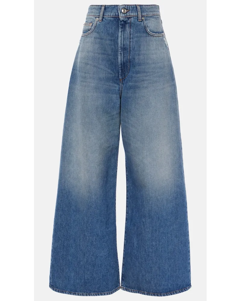 SPORTMAX Jeans a gamba larga Procida Blu