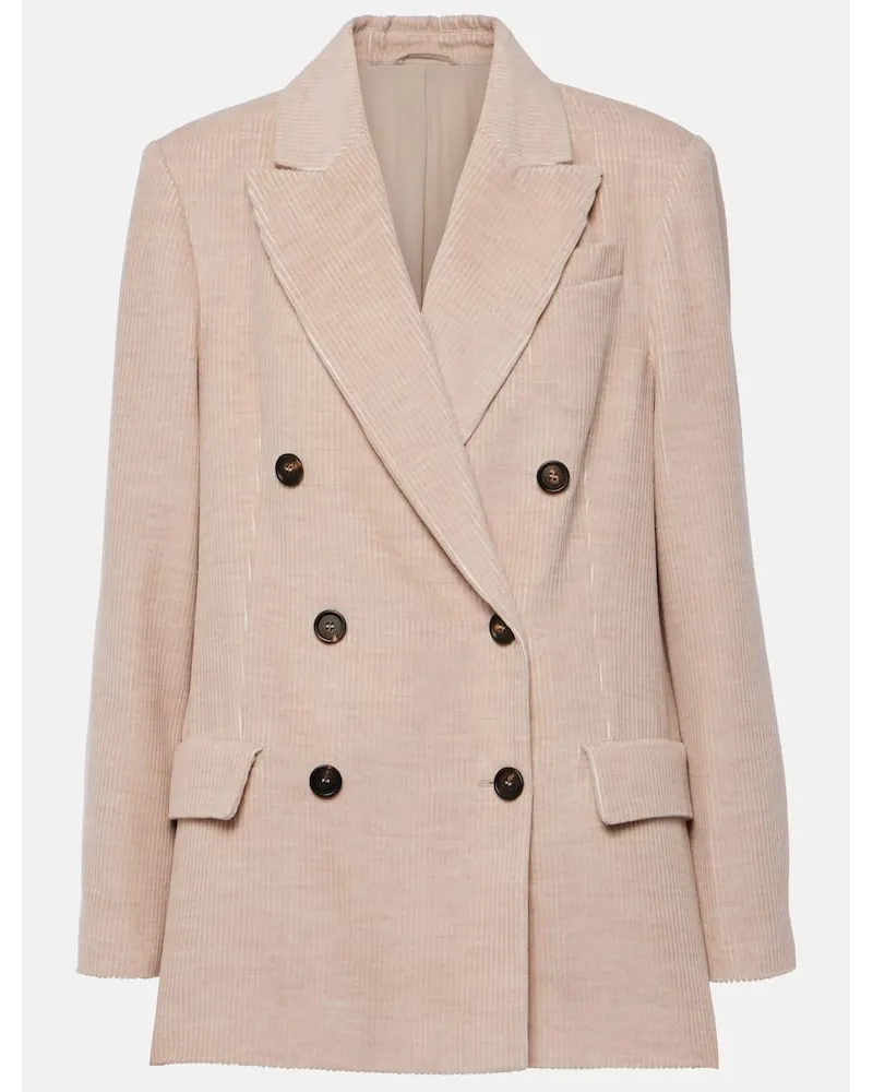 Brunello Cucinelli Blazer doppiopetto Beige