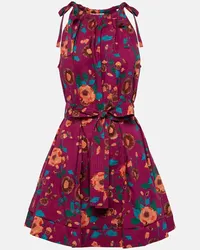 Ulla Johnson Abito corto Brienne in cotone con stampa floreale Multicolore