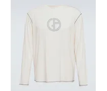 Top in jersey con logo