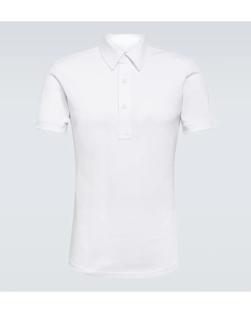 Orlebar Brown Polo Sebastian in cotone piquÃ Bianco