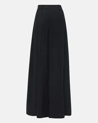 Nina Ricci Pantaloni palazzo in cady a vita alta Nero