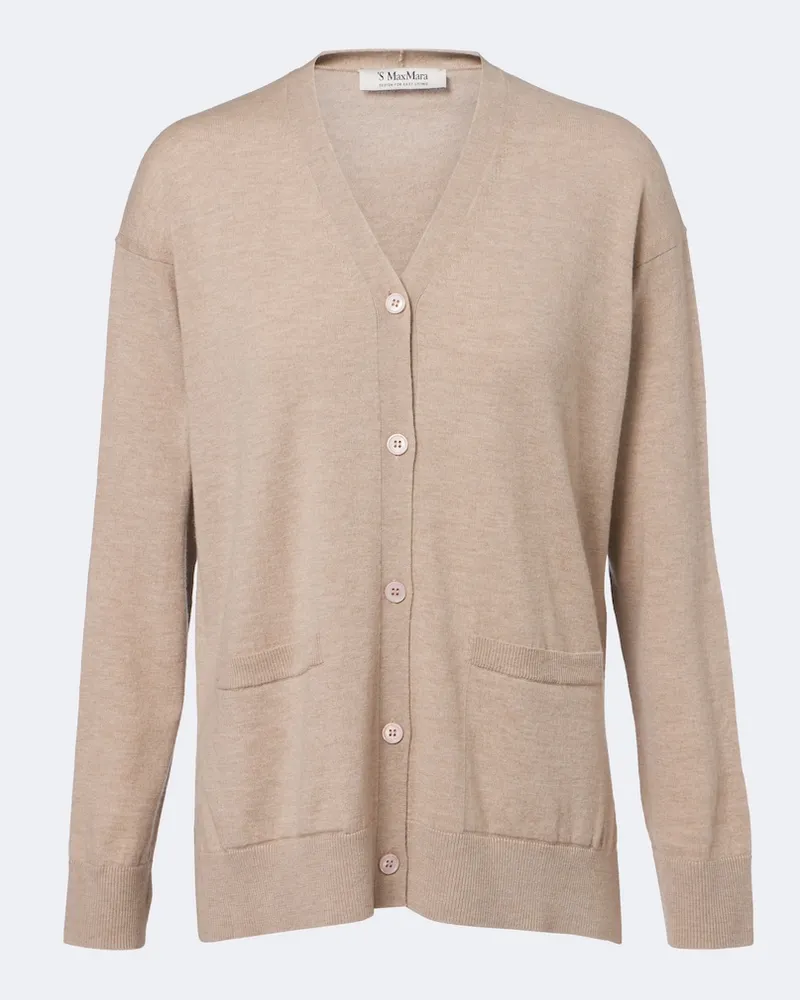 Max Mara Cardigan in lana Beige