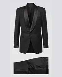 Tom Ford Abito Atticus in twill di lana Nero