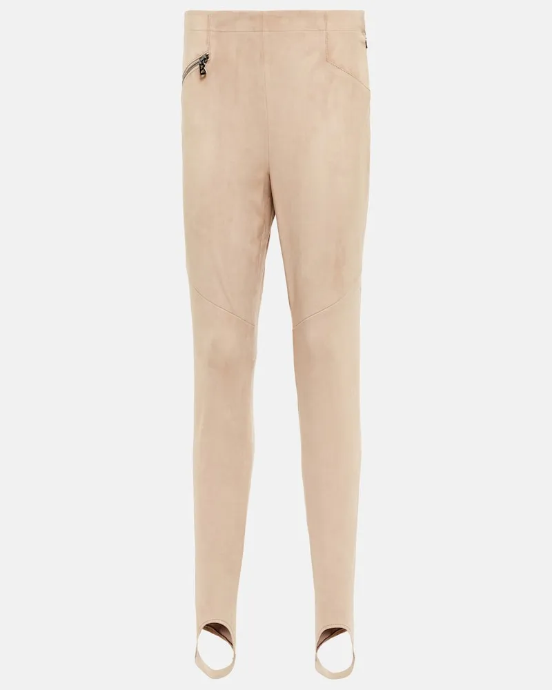 Bogner Pantaloni da sci Jumil in suede Beige