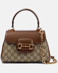 Gucci Borsa Horsebit 1955 Mini in pelle Beige