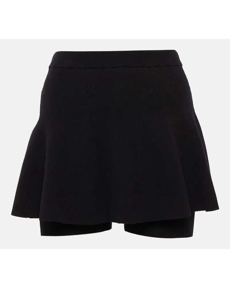 Live The Process Skort Alba in maglia a coste Nero
