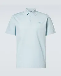 Givenchy Polo in cotone con logo Blu