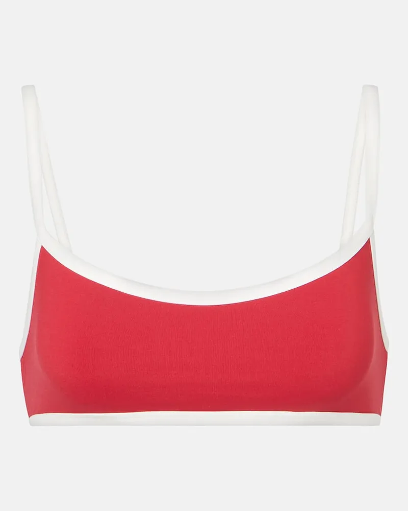 Marysia Top bikini Ligne Rosso
