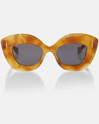 Loewe Occhiali da sole cat-eye Retro Screen Giallo