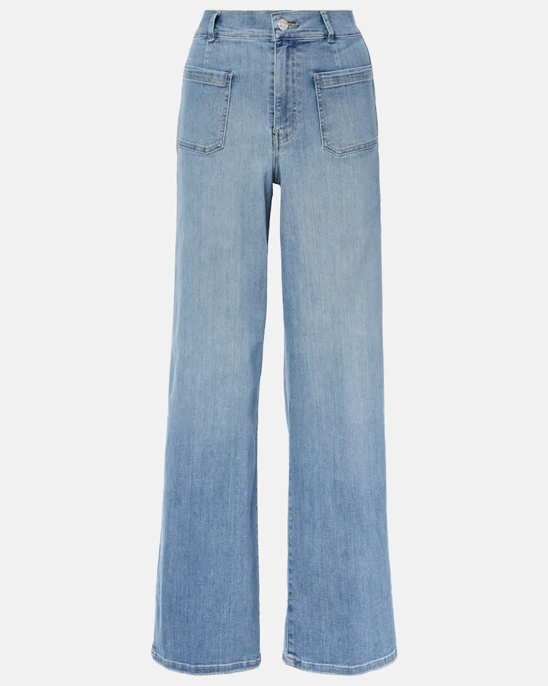 Frame Denim Jeans a gamba larga Le Slim Palazzo Blu