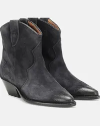 Isabel Marant Stivaletti texani Dewina in suede Nero