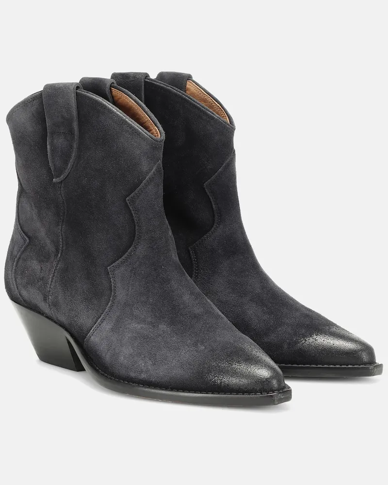 Isabel Marant Stivaletti texani Dewina in suede Nero