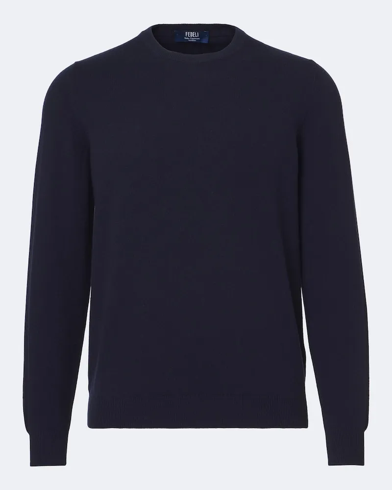 Fedeli Pullover in cashmere Blu