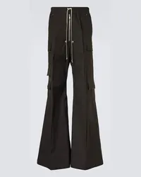 Rick Owens Pantaloni cargo Bellas in misto cotone Grigio