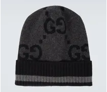 Cappello in maglia di cashmere GG