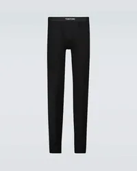 Tom Ford Pantaloni Johns in cotone Nero