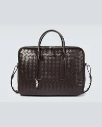 Bottega Veneta Ventiquattrore Getaway Large in pelle Nero