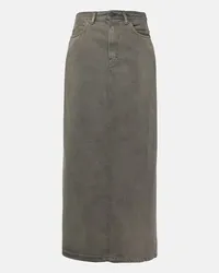 Acne Studios Gonna lunga Philo di jeans Grigio