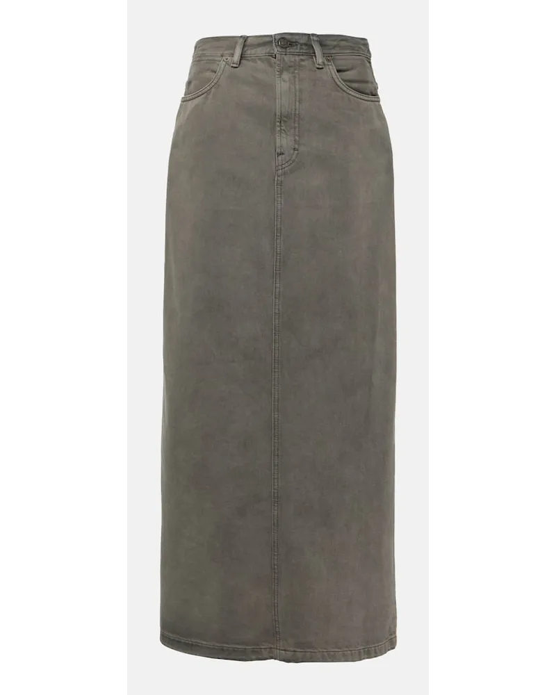 Acne Studios Gonna lunga Philo di jeans Grigio