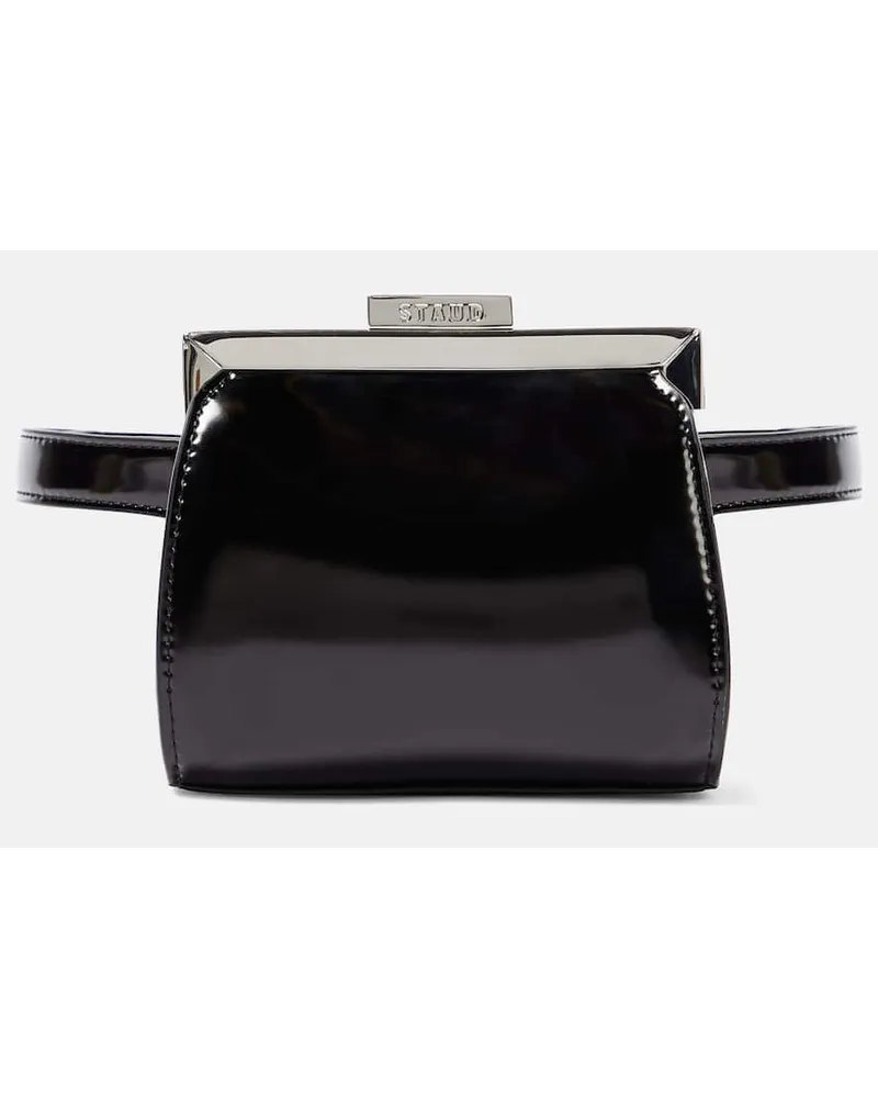 STAUD Borsa a spalla Lennon Mini in pelle Nero