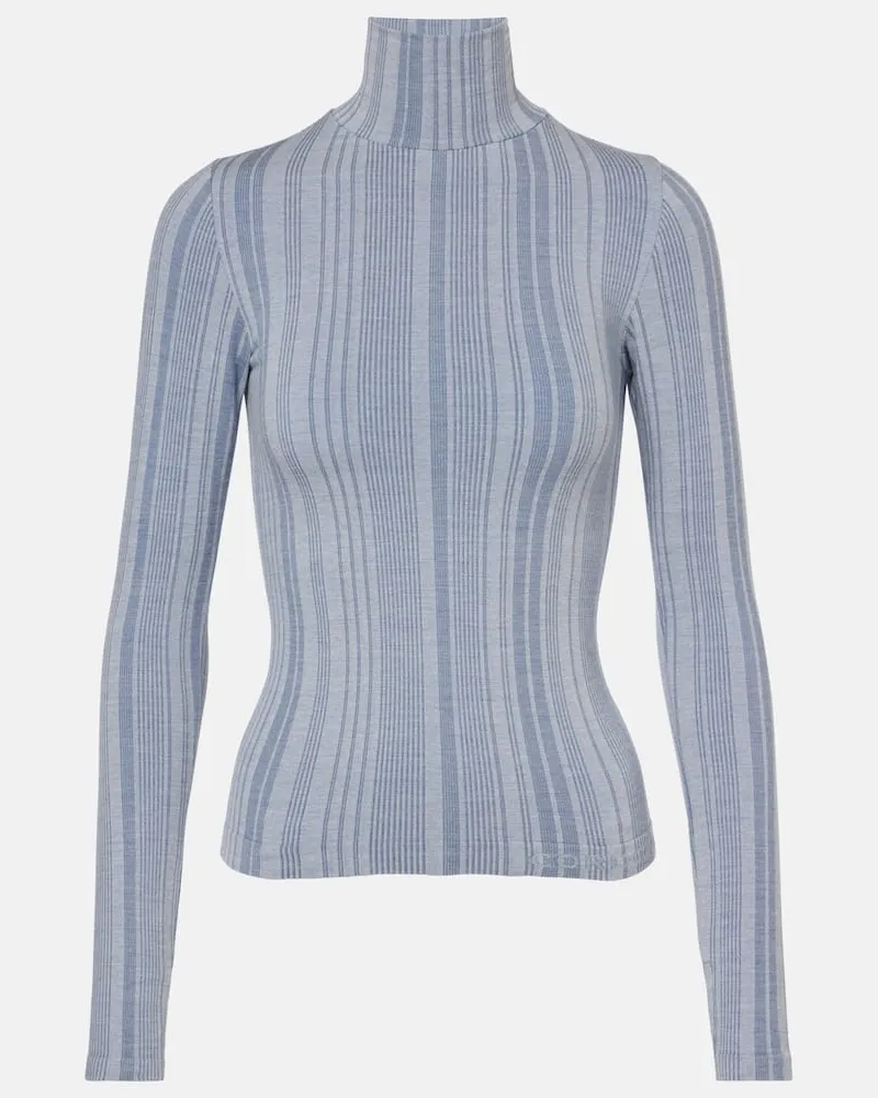 CORDOVA Dolcevita Sol in maglia a coste Blu