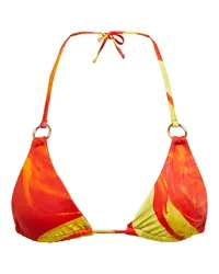 Louisa Ballou Top bikini Mini Ring Arancione