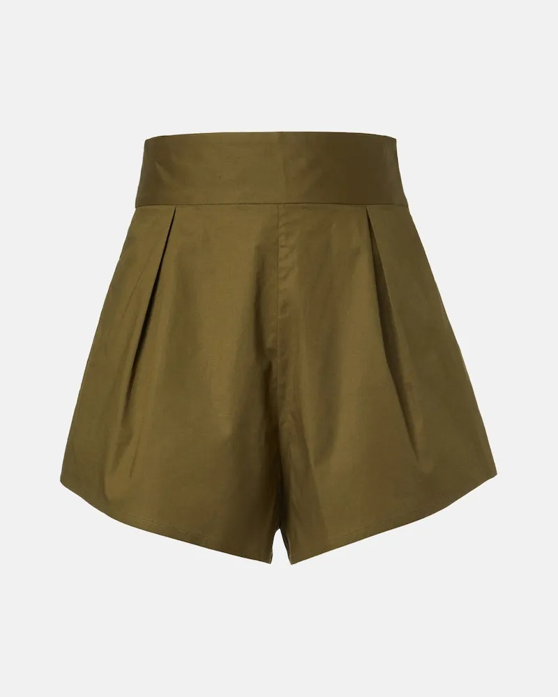 Adriana Degreas Shorts in misto cotone Verde