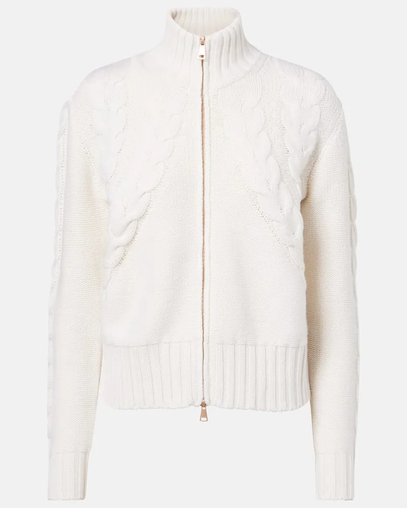 Max Mara Giacca Mabel in lana e cashmere Bianco
