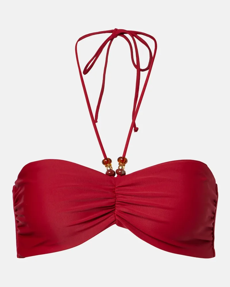 JADE SWIM Top bikini Zoe Rosso