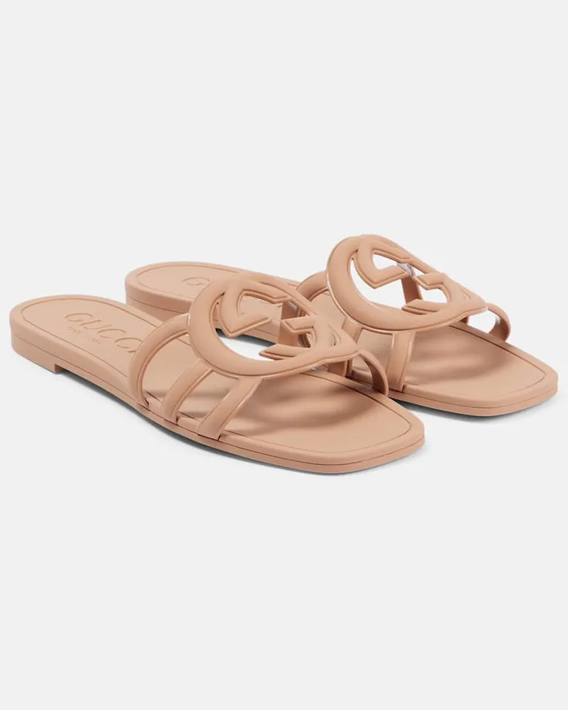 Gucci Sandali Interlocking G Beige