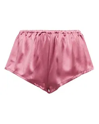 ASCENO Shorts Venice in raso di seta Rosa