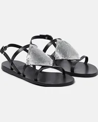 Ancient Greek Sandals Sandali Barbara in pelle Nero