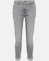 7 for all mankind Jeans slim a vita media Grigio