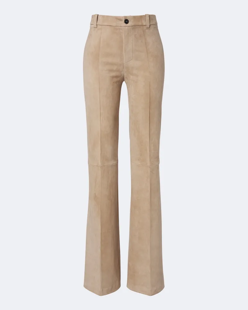 Stouls Pantaloni Lizzy in suede Beige