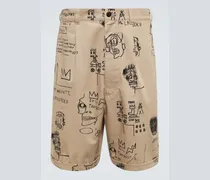 x Basquiat - Shorts in cotone con stampa