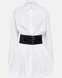 Alaïa Alaïa Camicia in popeline di cotone Bianco