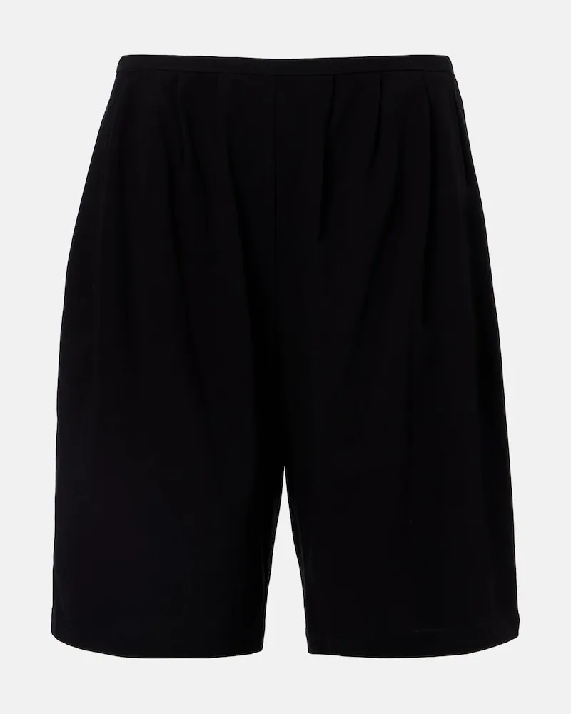 KHAITE Shorts Poppy in cotone Nero