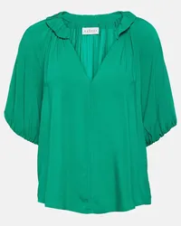 Velvet Blusa Alegra in challis Verde