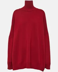 The Row Dolcevita oversize Vinicius in cashmere Rosso