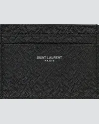 Saint Laurent Portacarte in pelle Nero