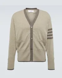 Thom Browne Cardigan 4-Bar in cashmere Beige