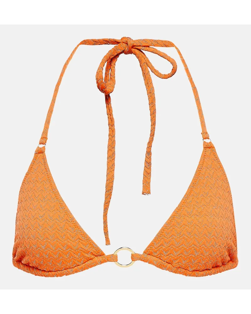 Melissa Odabash Top bikini Venice Arancione
