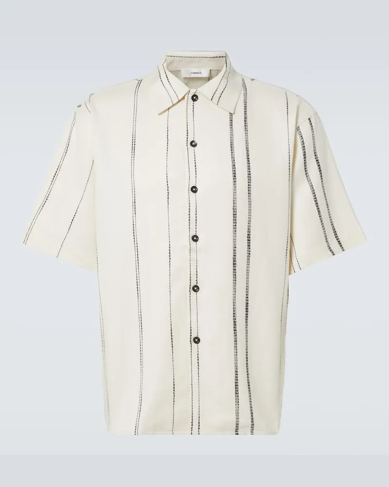 COMMAS Camicia a righe Bianco
