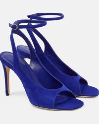 Victoria Beckham Sandali slingback in suede Blu